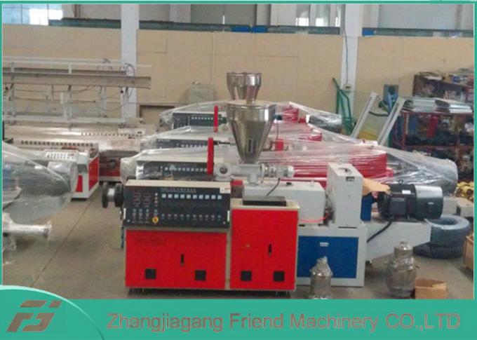 Simple Operation Plastic Extruder Machine Conical Twin Screw Extruder 0