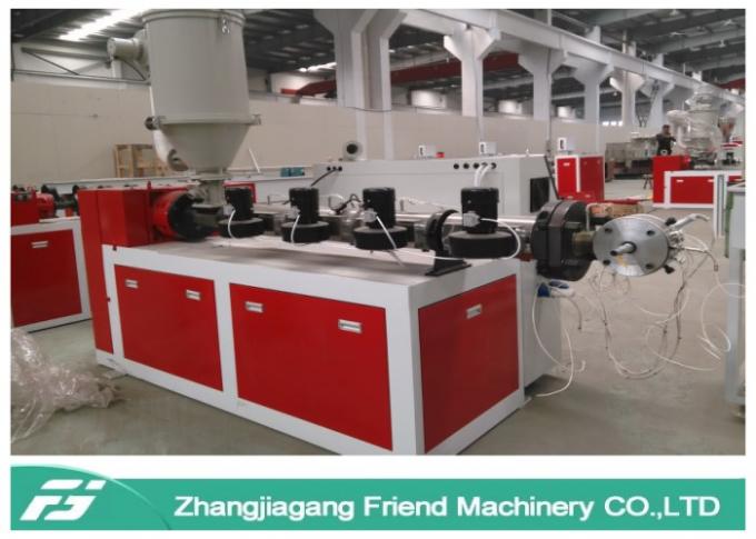 Three Layers Pvc Fiber Reinforced Hose Extrusion Line Weather Resistance 0