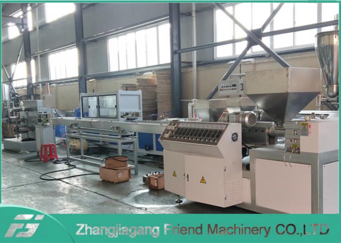 Plastic Rattan Flat Wire Polyethylene Wpc Extrusion Machine 2