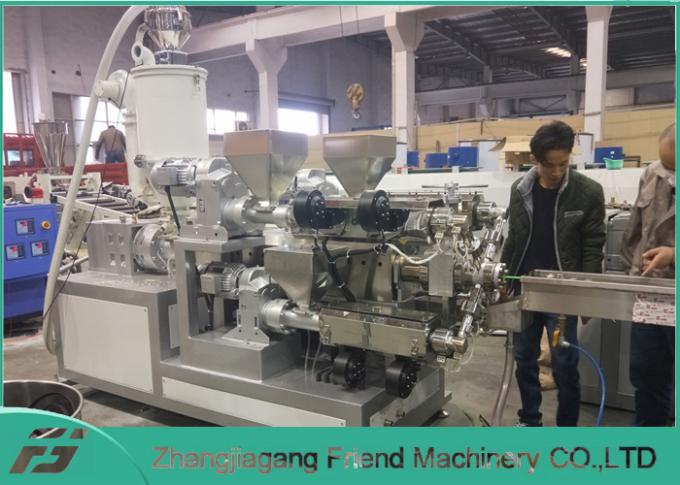 55MM Single Screw Furniture WPC Profile Extrusion Line 2
