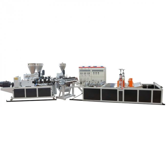 880mm  PMMA PVC Profile Extrusion Machine For Standard Glazed Tiles 0