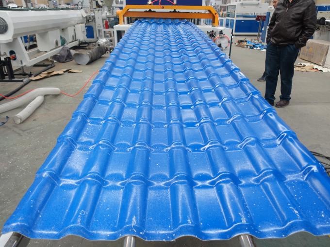 880mm  PMMA PVC Profile Extrusion Machine For Standard Glazed Tiles 1