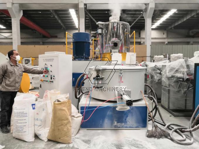 PE Powder WPC Profile Extrusion Production Line Conical Twin Screw 0