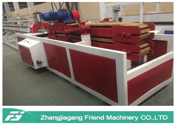 Powder Material Wood Plastic Composite Extrusion Machine Conical Twin Screw Extruder