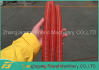 PVC PP PE Single Wall Corrugated Pipe Machine / Single Wall Corrugated Pipe Extrusion Line
