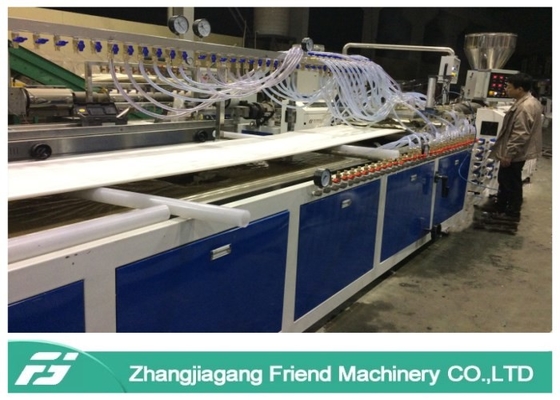 Double Screw Wpc Extruder Machine , Wpc Door Production Line High Output