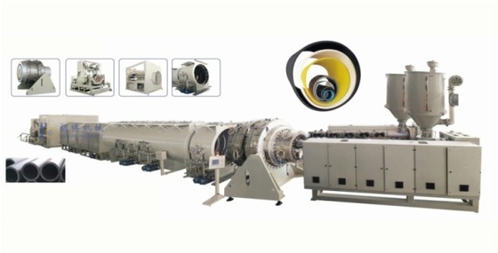 89rpm 50kg/H Capacity PE Pipe Extrusion Line excellent  heat dissipation