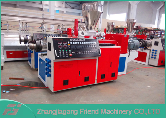 Simple Operation Plastic Extruder Machine Conical Twin Screw Extruder