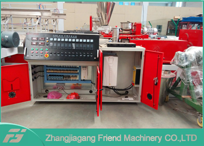 Simple Operation Plastic Extruder Machine Conical Twin Screw Extruder