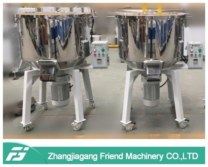 380V 50hz Plastic Material Mixers Powder Mixing Machine With Castor Wheels