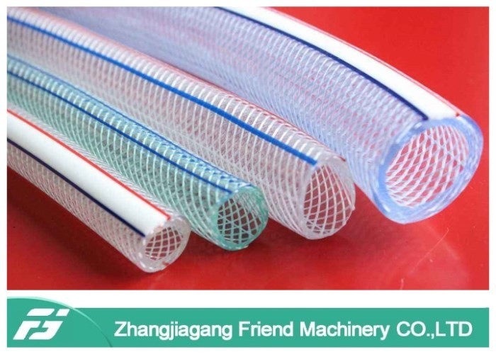 Three Layers Pvc Fiber Reinforced Hose Extrusion Line Weather Resistance