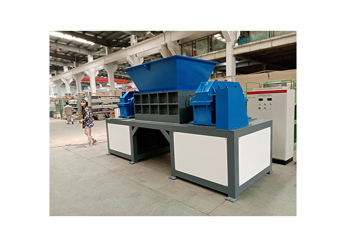 Double Shaft 2000kg / H Plastic Shredder Machine For Recycling