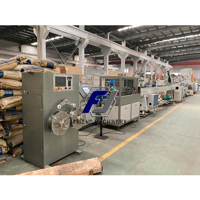 Anti Flammable 80kg/H 63mm Single Screw  PE Pipe Extruder Line