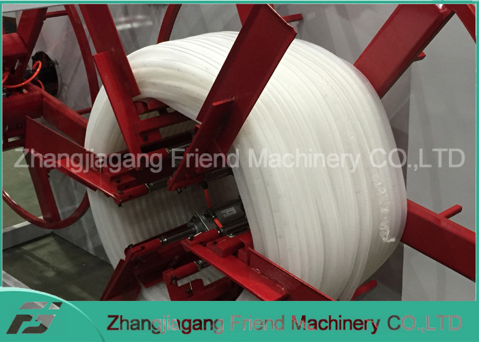 Customized Plastic Single Wall Corrugated Pipe Machine For PVC PP PE Material