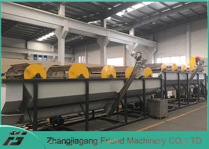 High Output Plastic Film Recycling Machine , Plastic Recycling Equipment