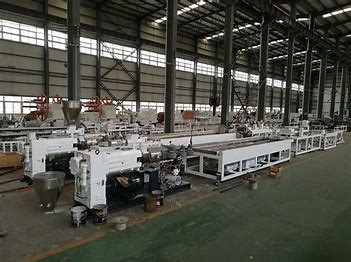 150kg/H Conical Double Screw WPC Profile Extrusion Line