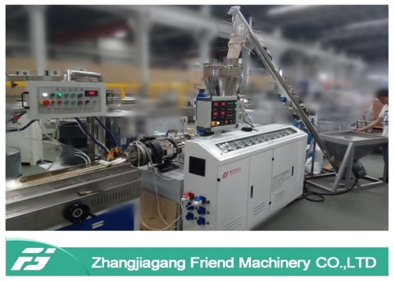 Good price Black Color Wpc Extrusion Line , Small Size Wpc Profile Extrusion Machine online