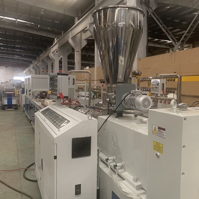 WPC Twin Screw Pla Extruder Machine 38CrMoALA Screw 0