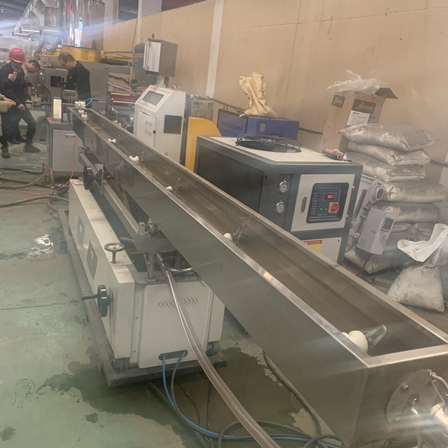 Single Screw 40kg/H Medical PU Plastic Pipe Machine 0