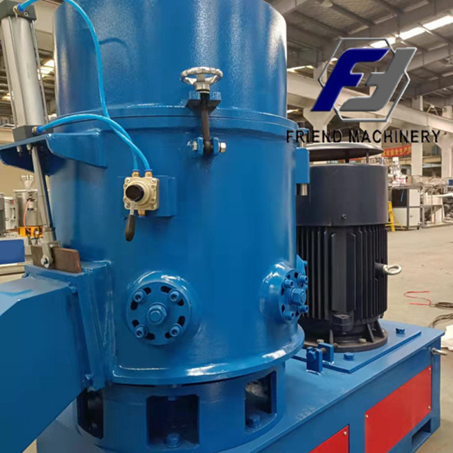 800kg/H Waste Plastic Recycling Agglomerator Plastic Crusher Machine 0