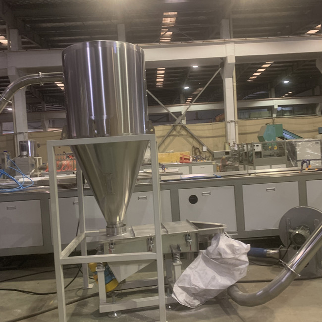 Conical  Screw Waste Plastic Hot Cutting PVC Pelletizing Line 2