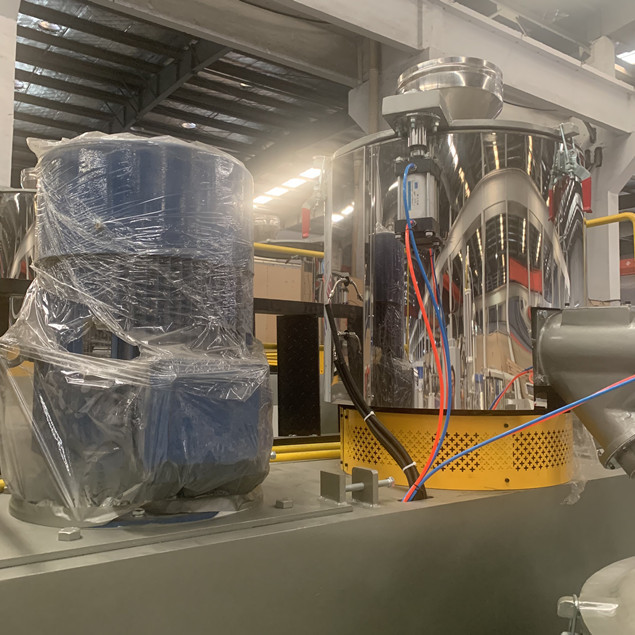 300/600 Heating And Cold Mixing PVC Resin Hot Steel Plastic Mixer Machine 2